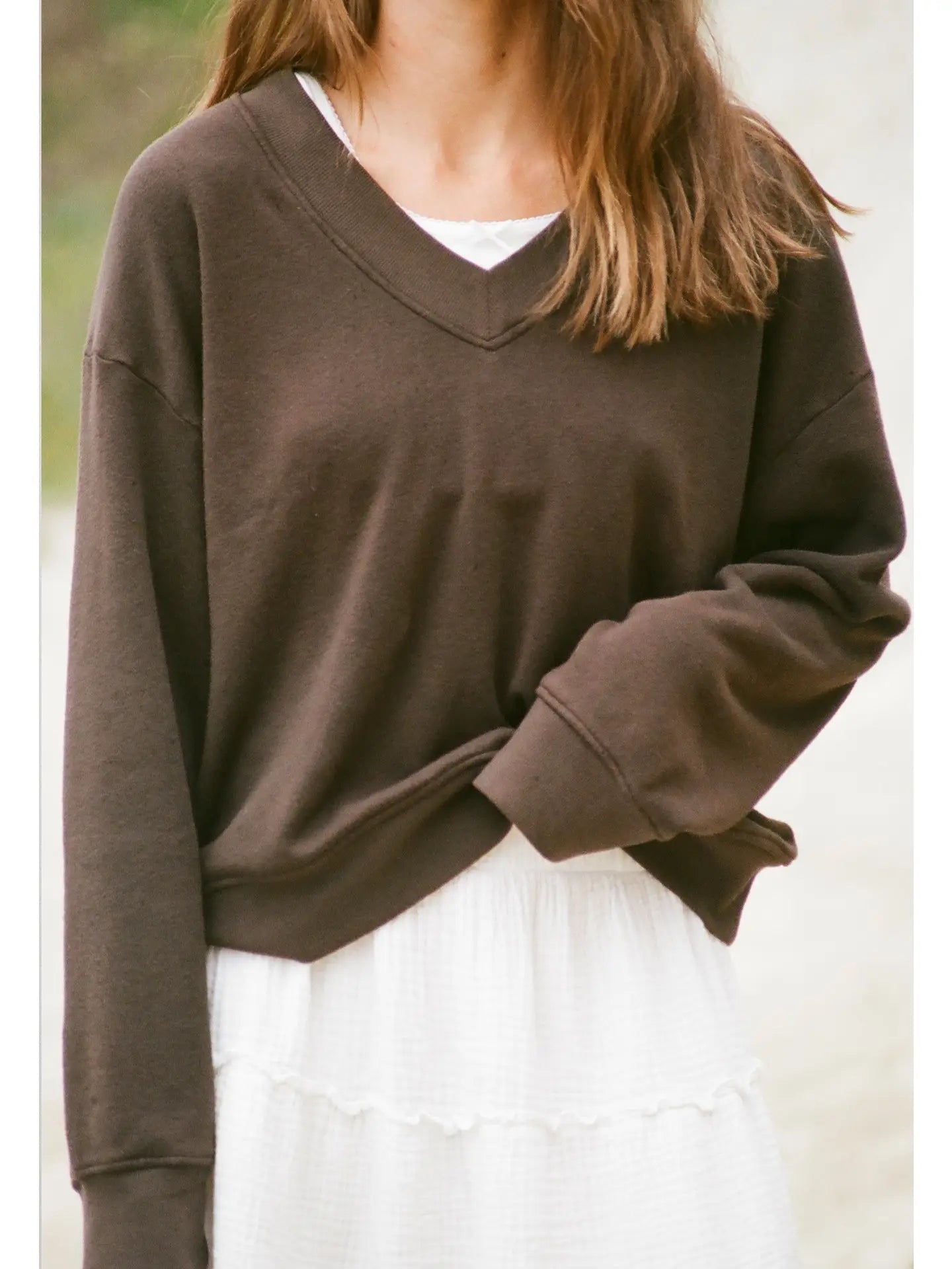 V-Neck Sweatshirt