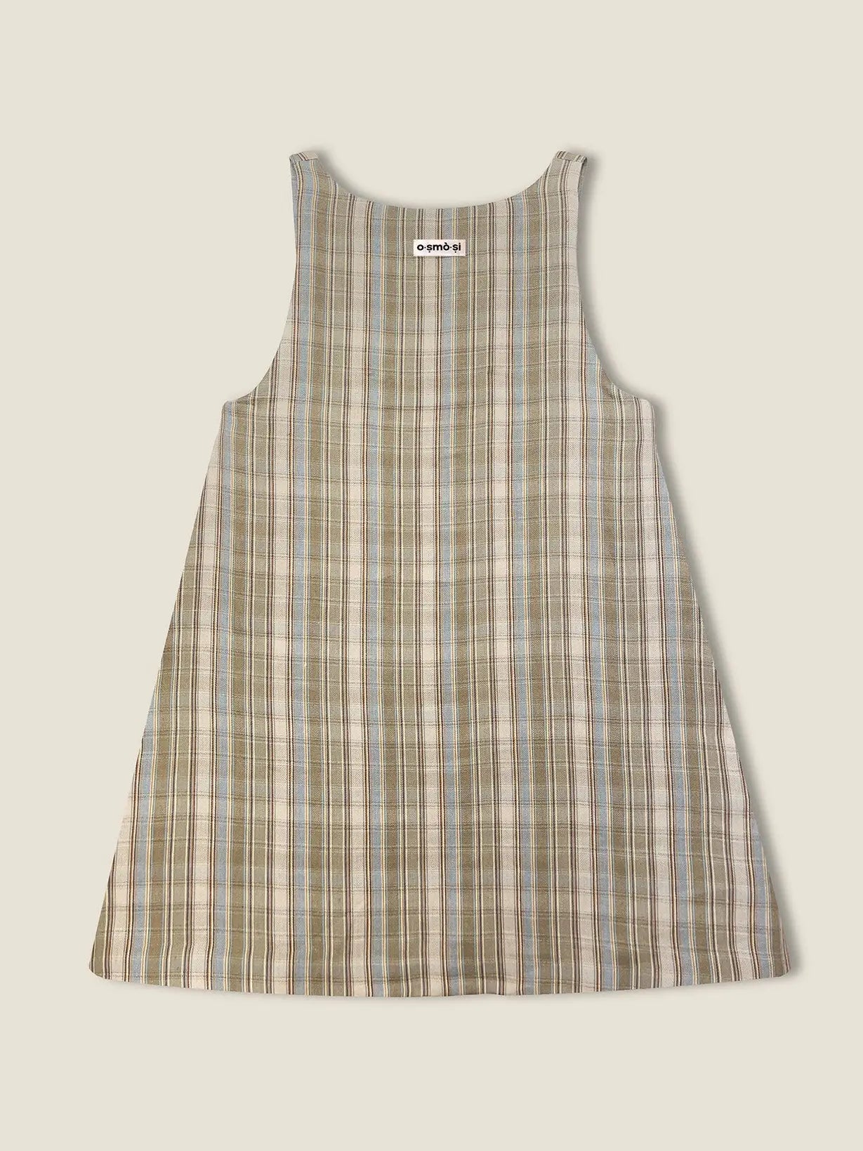 Gingham Linen Mini Dress